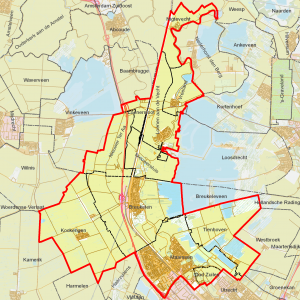 Kaart van de gemeente Stichtse Vecht